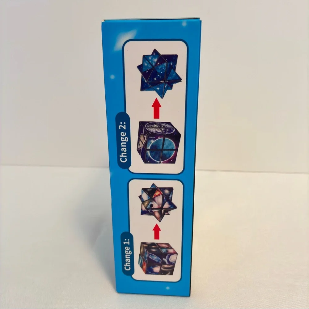 Star Sky Magic Cube 2-in-1 Fidget Toy New in Box